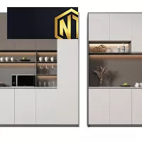 TỦ RƯỢU NGỌC THỊNH KIỂU GỖ VÀ KÍNH